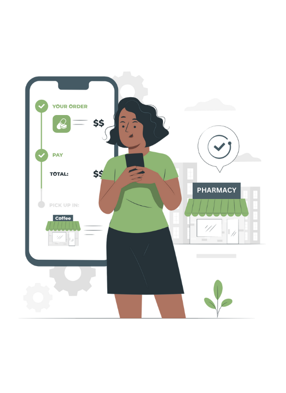 Person holding a prescription, symbolising the ease of finding local prescription delivery services.